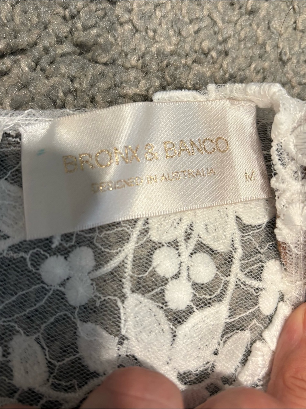 Bronx And Banco Megan Bridal Midi Dress Size M US 6 - Picture 14 of 16